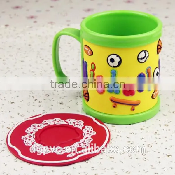 Factory Wholesale & Custom Soft PVC Hot Dish Coaster