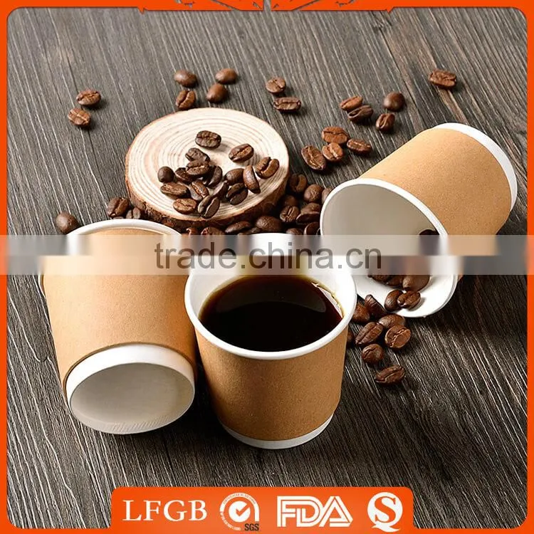 Rainbow disposable beautiful mini coffee cups 2oz to 5oz mini disposable paper cups
