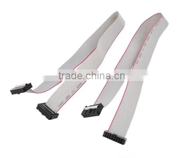20cm Gray 16-pin Female to Female Breadboard Jumper Wires Ribbon Cable