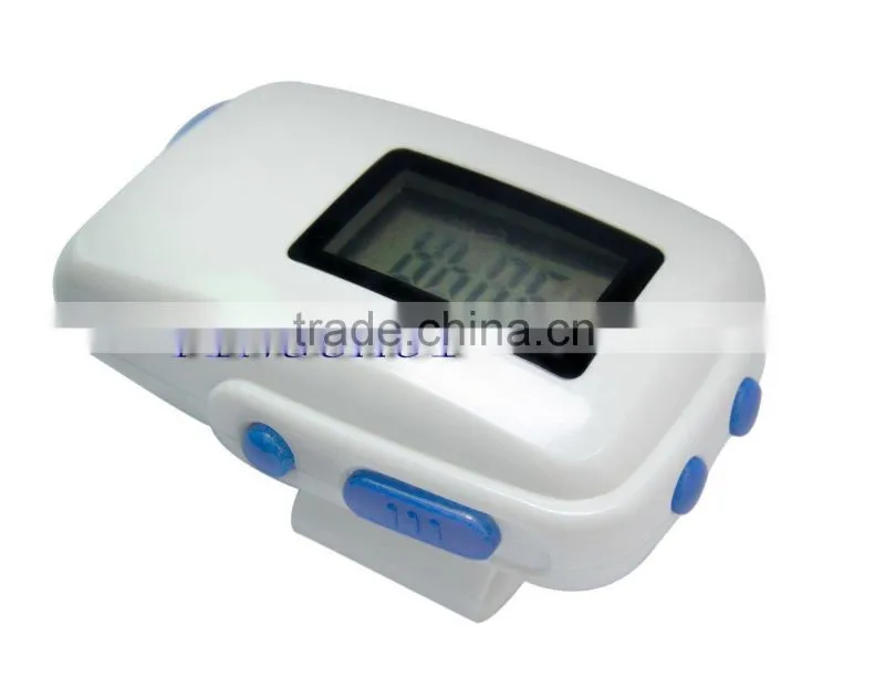 FAT monitor pedometer with digital alarm clock