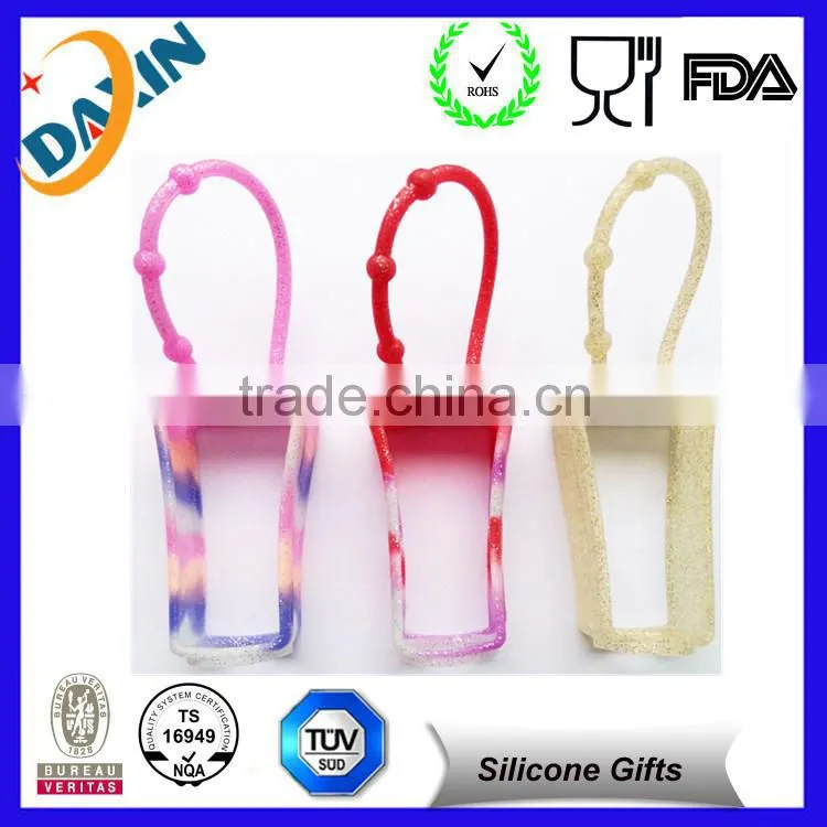 2015 Newest popular silicone hand sanitizer pocketbac holder