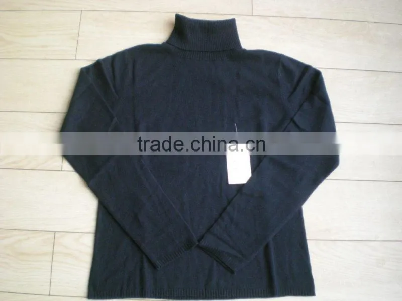 mens collar wool sweater