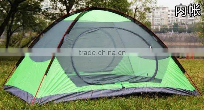 double layer camping tent for 2 persons