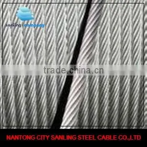19*7 ungalvanized steel wire rope