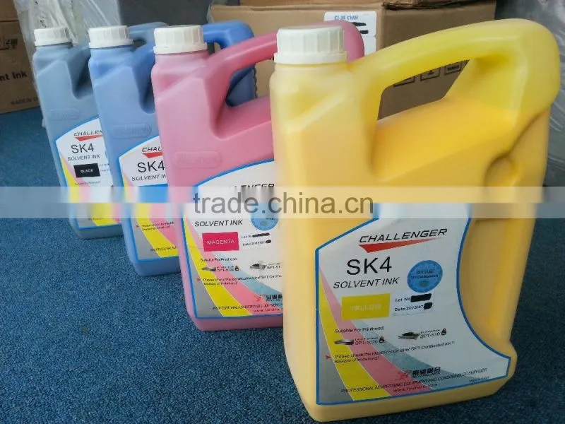 Whole sale price challenger sk4 solvent ink (1L or 5L packing)