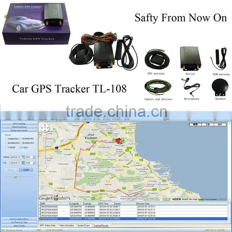 TL-108 gsm/gps/gprs car tracking system