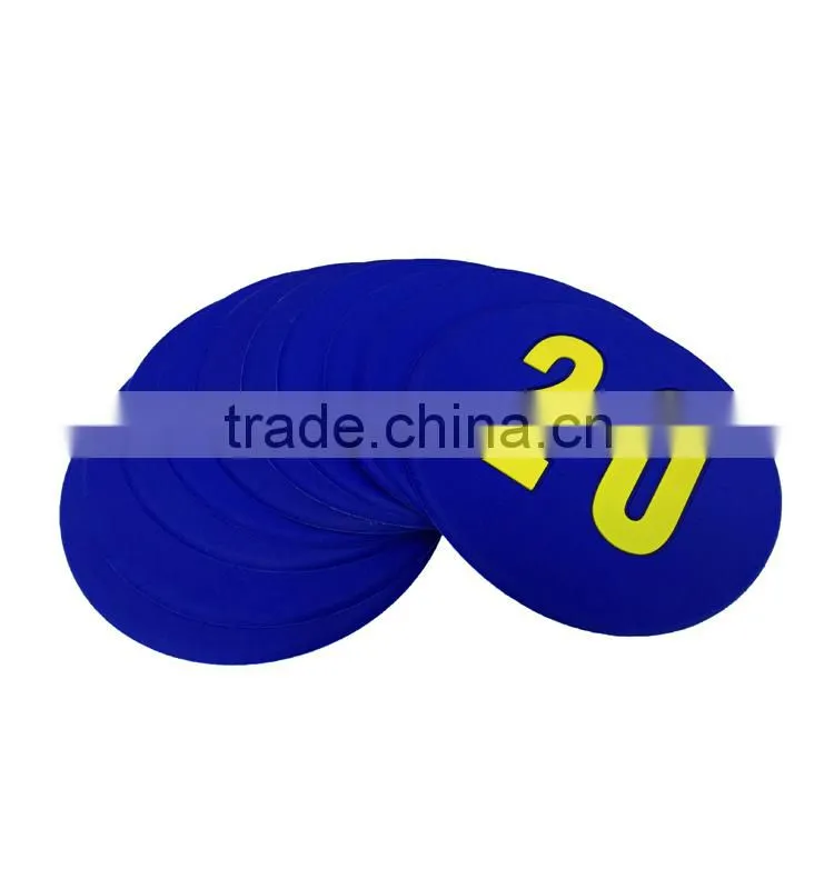 10PC Per Set 9" Educational Toy Pvc Numbers Mat