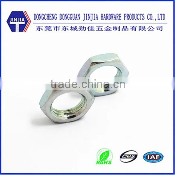 All kinds of stainless DIN439 hex thin nut for lighting