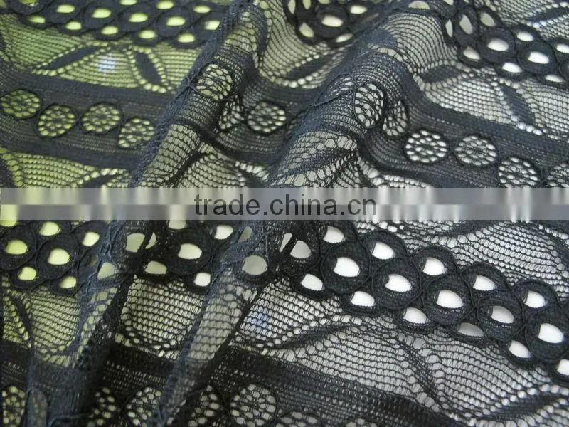women sexy nylon lace fabric for bra wholesale/fabric for wedding dress lace-APN4043