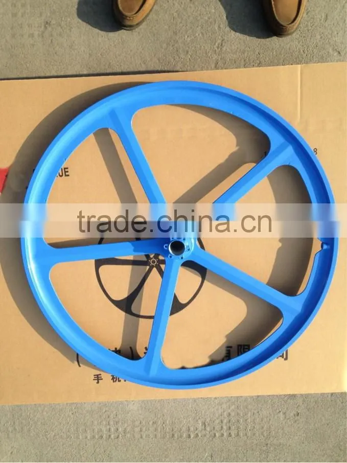 2016 hot selling fixie bike magnesium alloy aerospoke wheel wheelset