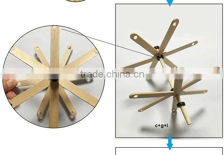 DIY Your Spinning Wheel Educational Science Kit