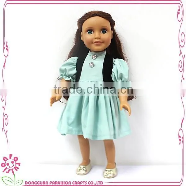 CUTE doll Farvision Girl gift 18 inch stuffed dolls for curly hair