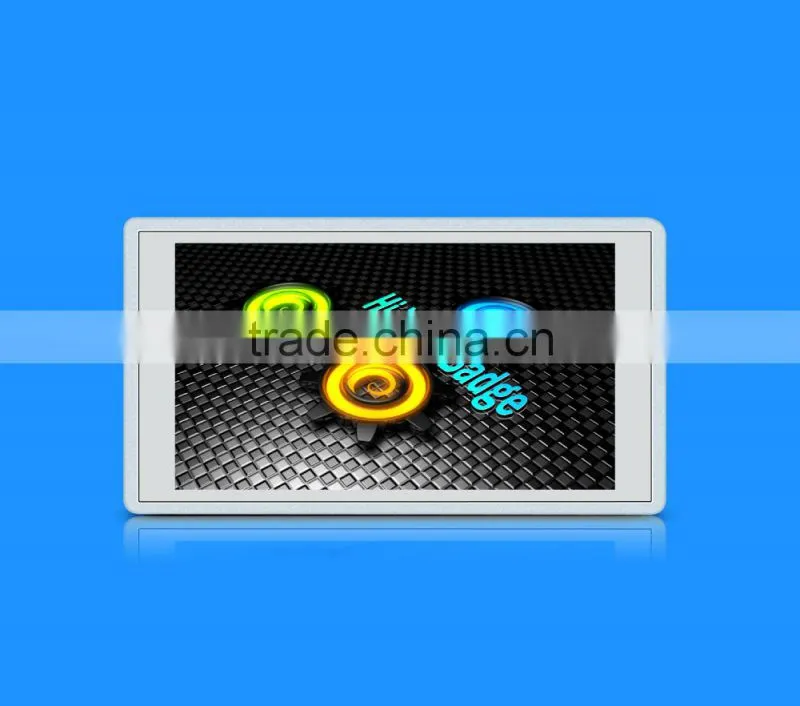 High Definition Wearable Video Namecard Tag Video Badge VNT1000B TFT Screen 8-10hrs Display 4GB Memory