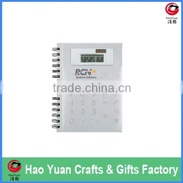 Executive A5 calculator notebook with notepad-HYJB020