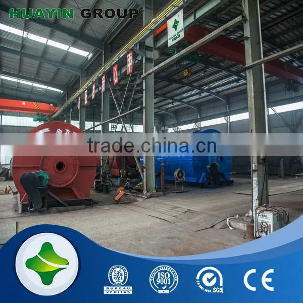 No smoke and bad smell pollution waste tire machine with capacity of 10 tons/day