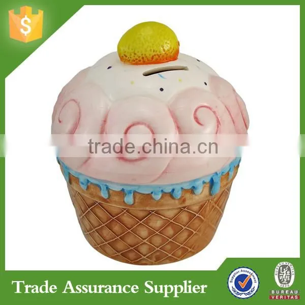 Best selling chinese movie polyresin wuba coin bank for kids