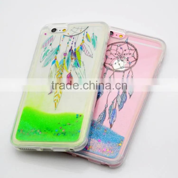 Customs Designs TPU Liquid Cell Phone Case Cover for Huawei P8 P9