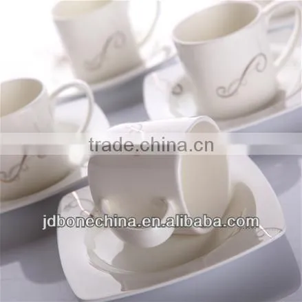 2014 hot sale hotel restaurant fine bone china coffee cup