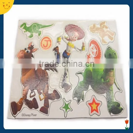 Paper/wooden puzzle fridge magnet for children