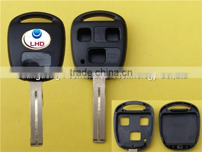 Good Quality fake car key Lexus for transponder key shell blank Toy48 blade