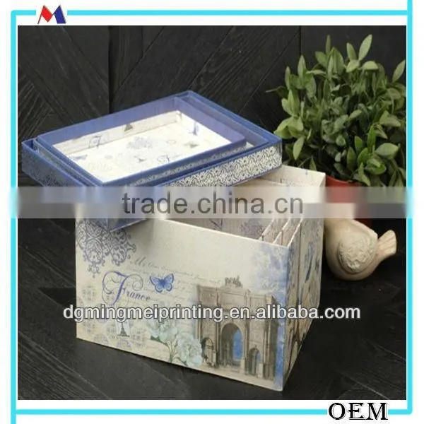 three pieces one set Upscale elegant gifts storage/pencial box