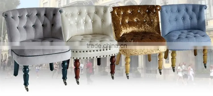 Luxury fabric fashionable comfortable sofa chair Y464
