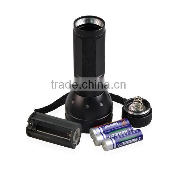 Dry Battery Power Source 51 LED UV Handheld Flashlight With 3 AA Batteries