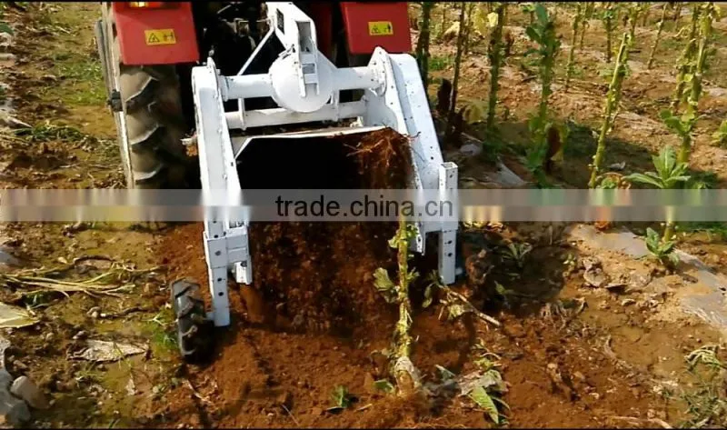 Tennma from China farm implements for tractors remove stalk machine corn stalk shredder machine