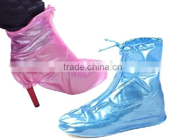 ladies PVC rain boots cover