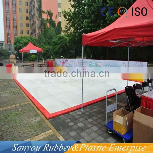 wear resistant uhmwpe sheet / shooting pad for artificial ice rink