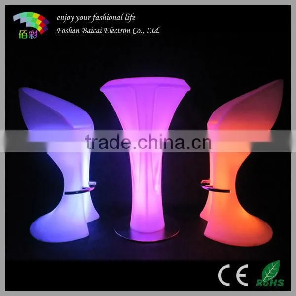lighted apple chair used for bar