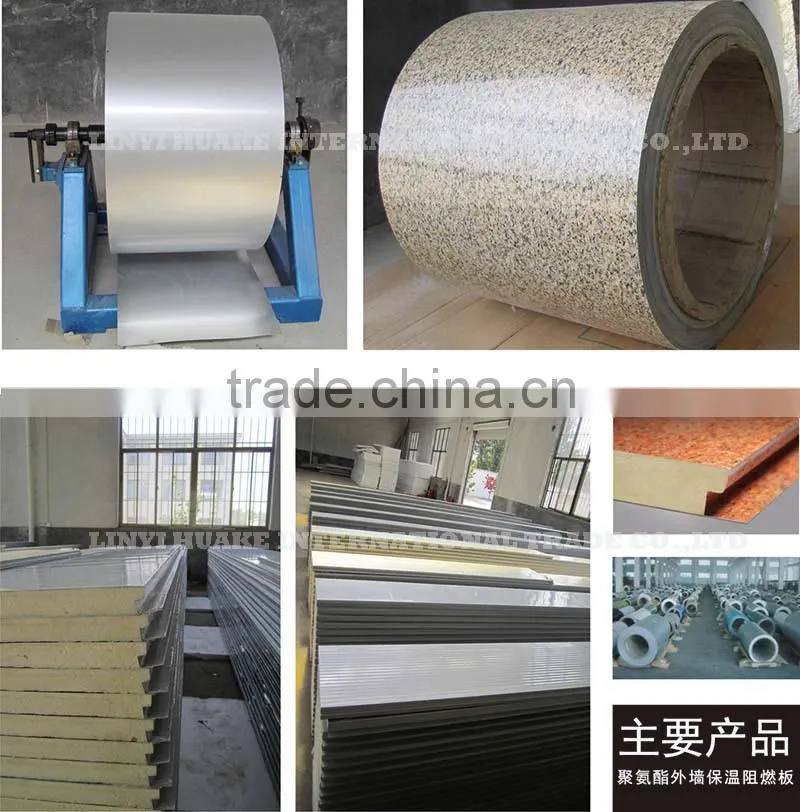 Polyurethane sandwich panel for cold room