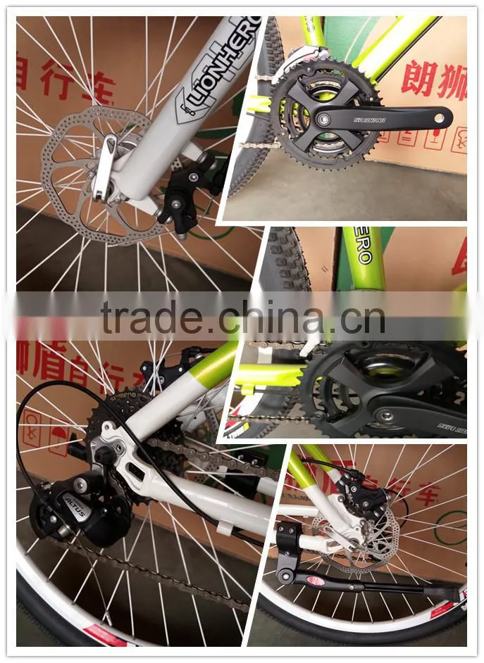 26inch high and good quality suspension alloy material mountain bike
