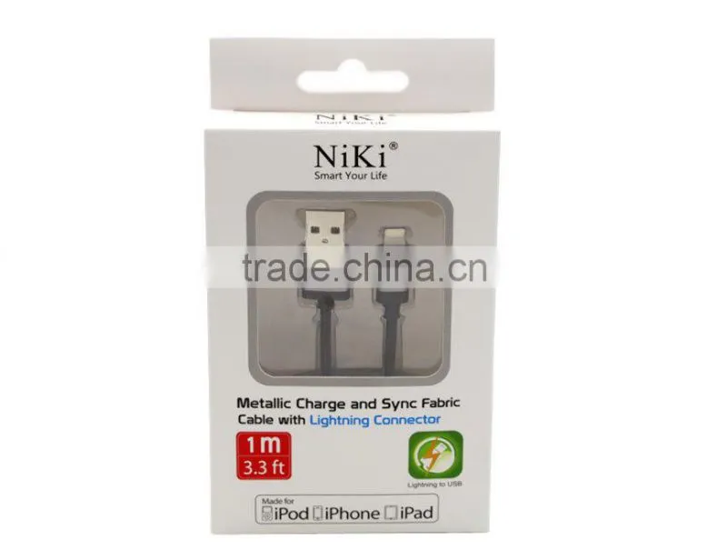 MFi approved manufacturer for lightn usb cable for iphone 6 plus