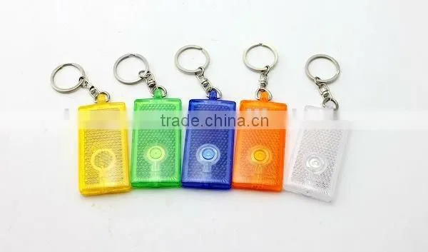 Hot sale many colours aglimmer 1 led light keychain