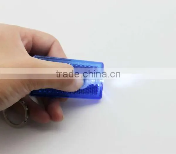 Hot sale many colours aglimmer 1 led light keychain