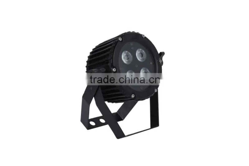 Waterproof led stage light 26W sound active par light 4*4-in-1 RGBW LED slim par can
