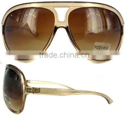 Fashion plastic sunglasses city vision sunglasses