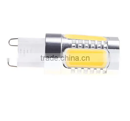 Energy-saving 700Lm 220V G9 Socket 8W 5 SMD COB LED Light Bulb Lamp White Light and Warm White Light
