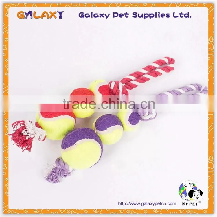 Wholesale Mixed Colors Pet Ball Dog Products Cat Toy Pet Tennis Balls Fetch Throw Chew Dog Balls Toys