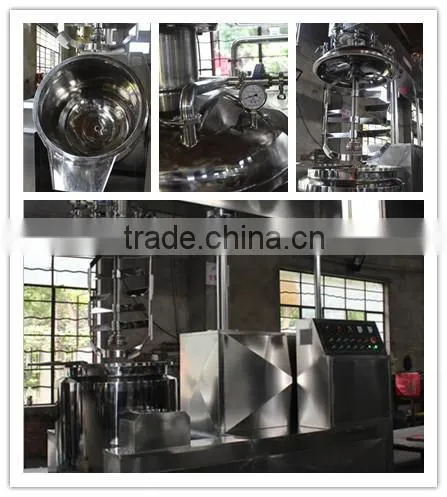 Facial and body cream Mixer, cream vacuum homogenizer, cosmetic cream emulsifying machine