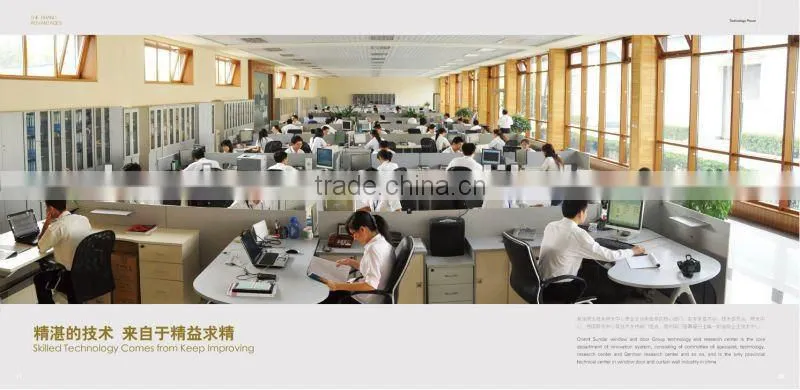 High quality brief wood energy saving window sound proof / window grill design