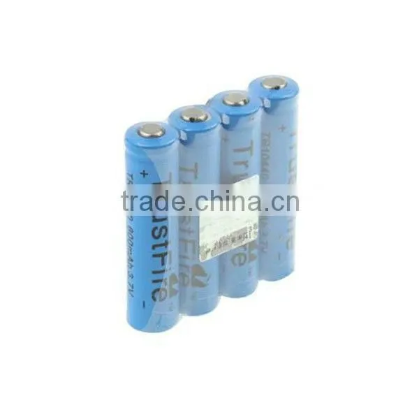 2013 TrustFire 3.7V 10440 li-ion rechargeable globe battery 600mah TrustFire 10440 battery protected