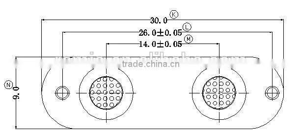 Clock Silicon Pad with black conductive grain