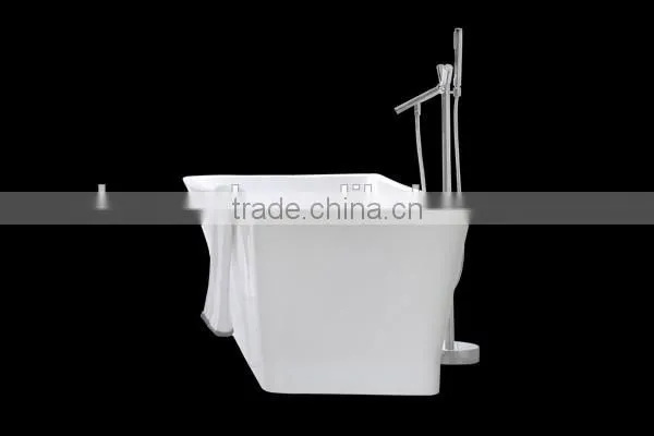 Rectangular Acrylic Quartz Bathtub