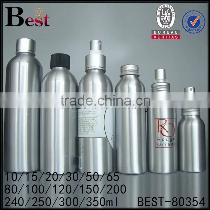 50g silver aluminium jar, pp plastic inner aluminum jars, aluminium cream jar