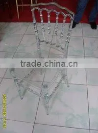 High quality crystal monobloc clear resin chiavari chair