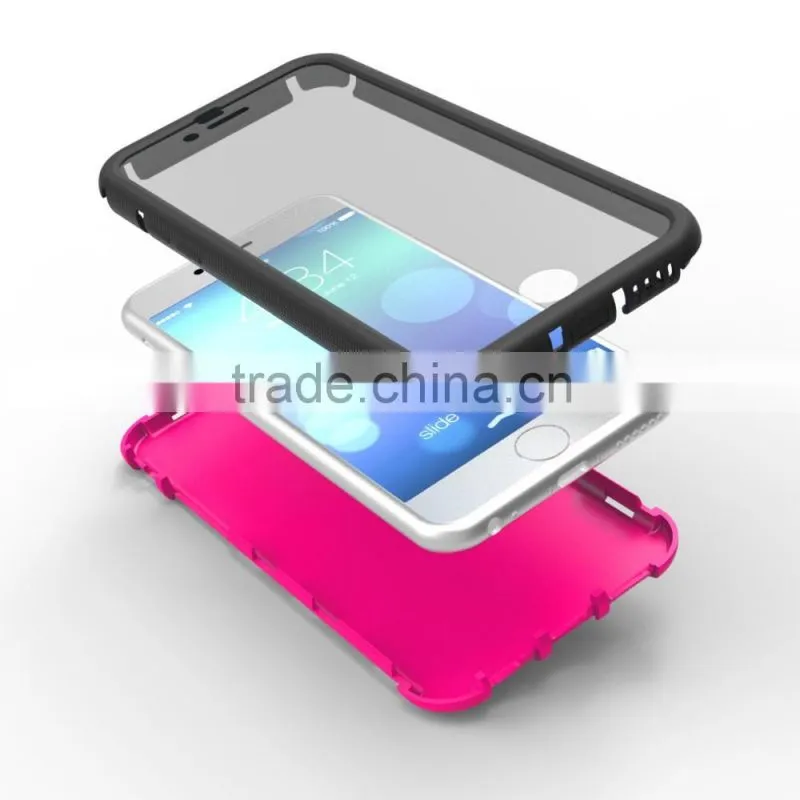 Universal PVC Retail Package Case for iphone6/6s plus Backcover Ultra-Thin Soft Gel Silicone Case 8 Colors(5.5 inch)