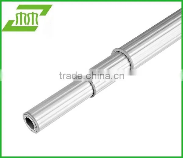 anodized silver color alminium 6063 T5 pipe five sections extendable pole for cleaning house