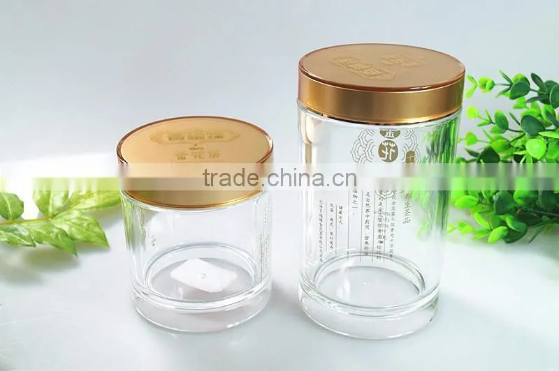 clear round plastic tea container
